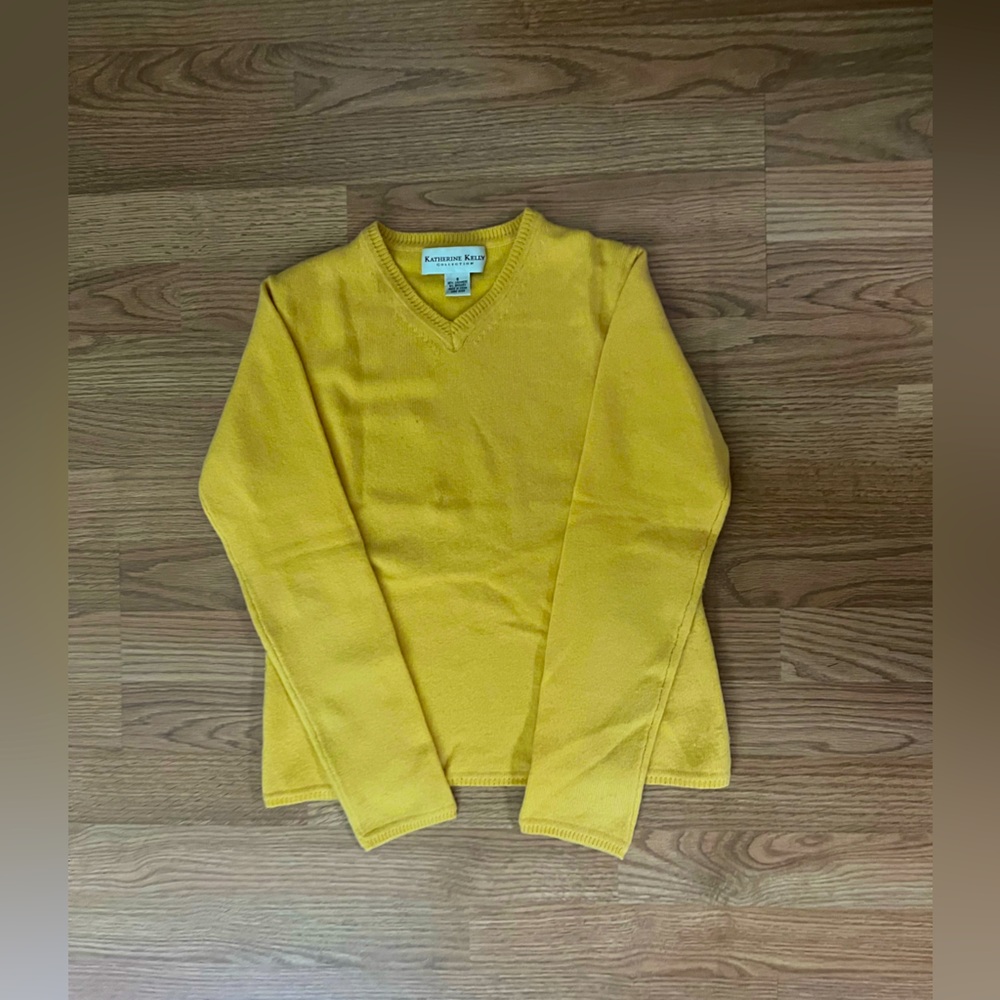 Women’s Cashmere Yellow Sweater